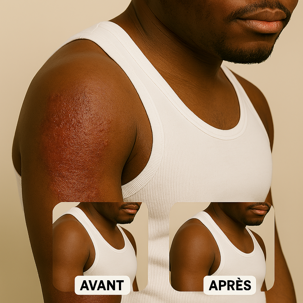Après : Peau Saine